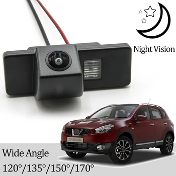 CCD-HD AHD Fisheye achteruitrijdcamera Voor Nissan Qashqai/Dualis J10 J11 2006~2019 Auto Back-up Achteruit inparkeren Monitor Nacht Visie