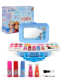 Nieuwe Disney meisjes bevroren elsa anna Cosmetica Schoonheid Set Speelgoed kids snow White princess Mode-Speelgoed Huis Spelen de Kinderen Cadeau