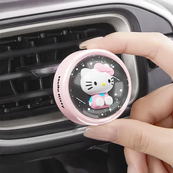 Hello Kitty Auto luchtverfrisser Outlet Vent Parfum Clips Kawaii Kleine Anime Auto Decoratie Accessoires Lucht Geur van Airconditioning