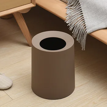 12L Scandinavische Stijl Afvalbak Creatieve Huishouden Prullenbak Badkamer Toilet Prullenbak Grote Capaciteit Keuken Vuilnis Emmer Vuilnisbak