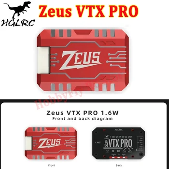 HGLRC Zeus VTX PRO 1.6 W 5,8 G overbrengen van de Afbeelding 40CH met Microfoon PIT/25/400/800/1.6 W Instelbaar Voor RC FPV Racing Drone
