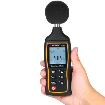 Sound Level Meter Hoge Nauwkeurigheid Decibel Meter Digitale Sonometer Ruis Meter met Een C-Weging En Automatische Verschuiven van de Functie