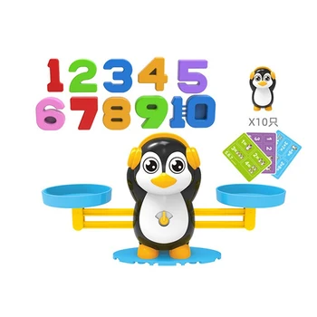 Slimme Aap Weegschaal Wiskunde Speelgoed Kinderen Montessori Speelgoed Digitale Nummer Bordspel Lesmateriaal Educatieve Leren Speelgoed