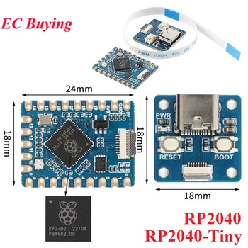 RP2040-Kleine RP2040 NUL Raspberry Pi PICO Development Board Module USB Type C-Interface 264KB SRAM 2MB Flash Voor Arduino