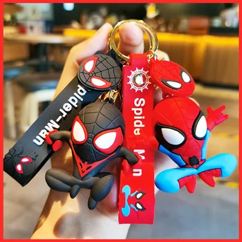 Disney Marvel Spider-Man Sleutelhanger Avengers Comics Serie Sleutelhanger Tas Hanger Sieraden Sieraden Vrienden Gaven Kinderen Speelgoed