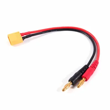 RC XT60 Connector naar 4mm Banaan Kogel Draad Plug Kabel Adapter 15cm 14awg/16awg Siliconen Draad Koord Nieuwe Hoge Kwaliteit