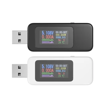 USB-Tester 4-30V 5A Huidige voltmeter Voltmeter Ampèremeter USB-Lader Tester Tijd Display-de Mobiele Macht van de Detector Batterij Test