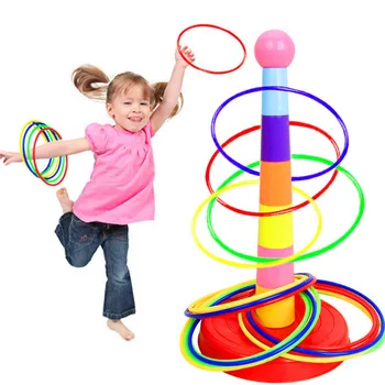 Kinderen Gooien Circle Spel Verlengstuk Gestapeld Speelgoed Leuk Indoor Outdoor Ouder-Kind Interactieve Cirkel Lagen Onderwijs Cadeau