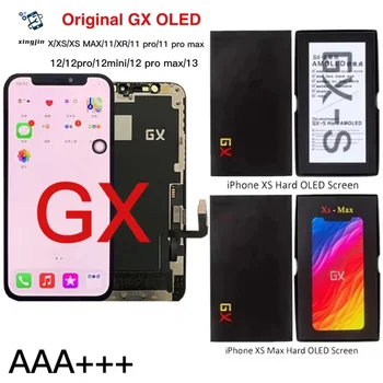 GX AMOLED LCD-Display-True Tone Voor iPhone-X XS XR 11 11Pro 12Pro Max 12Mini 13 Pantalla Touch Scherm Vervangen Montage