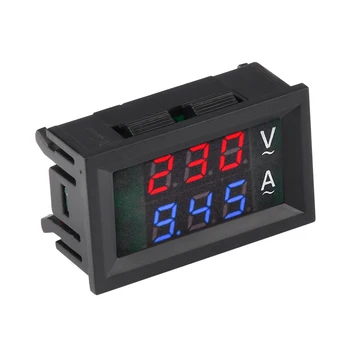 AC50-500V Digitale Voltmeter Ampèremeter 10A/50A/100 A AC Spanning Ampèremeter Met Transformator Urrent Frequentie Meter Indicator