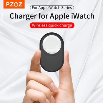 PZOZ USB Type C Draagbare Draadloze Oplader Voor Apple Horloge 9 8 7 6 5 4 3 SE Mini Magnetisch Opladen Voor de iWatch Serie Dock