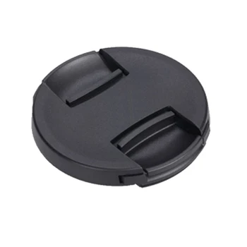 Hoge kwaliteit 43 49 52 55 58 62 67 72 77 82mm center snuifje Snap-on cap cover voor canon camera Lens
