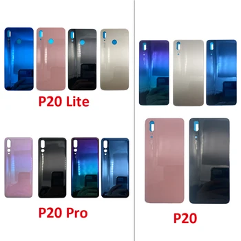 Voor Huawei P20 / P20 Pro / P20 Lite Batterij Back-Cover Glazen Behuizing Achterklep Vervanging Van De Lijm Met Logo