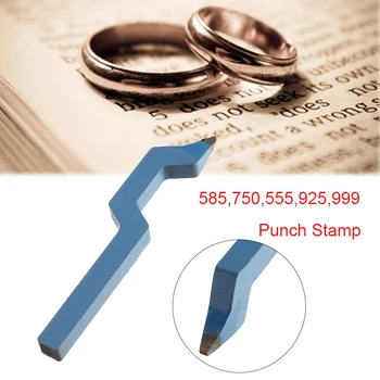 Oorbel Ring Gesp Armband Sieraden Tool Voor Het Maken Van 585 555 750 925 999 Metaal Staal Stempelvorm Mark Stempel Goud Zilver Sterling