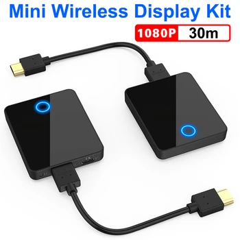 30m Draadloze HDMI-Extender Video Zender-Ontvanger voor PS4-DVD-Camera Laptop PC Spel Vergader-Live Streaming TV Transceiver