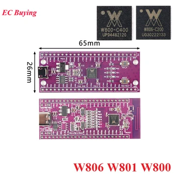 5pcs W806 W801 W800 Microcontroller 32-bit SOC Ontwikkeling van de Raad W801-C400 W806-C200-WiFi-Bluetooth-compatibele IoT MCU IC-Module