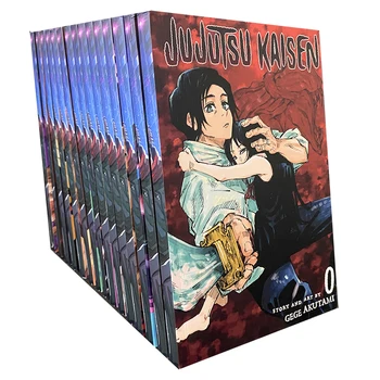 15 Boeken, Anime Jujutsu Kaisen Japan Jeugd, Tieners Fantasie Science Mysterie Spanning Manga Comic Book engels Split voor verkoop livre
