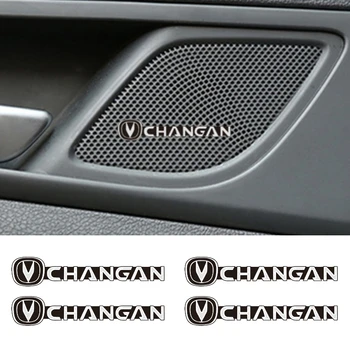 Auto Sound Audio-Embleem Stickers voor Changan CS95 CS75 CS85 CS35 Alsvin Eado CC CS15 CS70 CS55 Cv1 Cs1 V3 V7 V5 CX70 CX20 CX30 DT