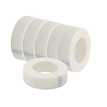 4/6Rolls Van de Wimper-Lash Extension Leveren Micropore Papier Medische Tape Wimper Extension pluisvrije Oog Pads Witte Tape(Wit)