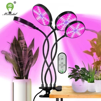 60W LED licht groeien USB full spectrum plant licht met clip controle dimmen geschikt voor tuinieren vetplanten potplanten