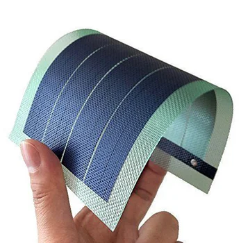 1W 6V Flexibele Film Amorf Silicium zonnepaneel Uiterst Waterdicht Voor Batterij DIY 7.87