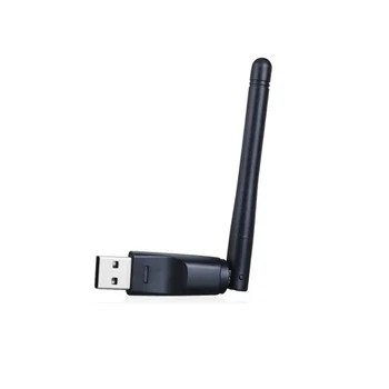 150Mbps 2.4 G Draadloze netwerkkaart USB 2DBi WiFi Antenne voor de LAN-Adapter Ralink RT5370 Dongle Netwerk-Kaart voor PC Laptop