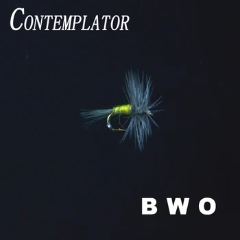 CONTEMPLATOR 16# 5pcs BLUE WINGED OLIVE imiteren uitkomen geslacht baetis nimfen mayflies vliegvissen forel gebruikte droge vliegen