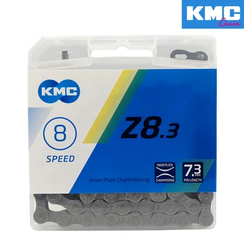 KMC Originele fietsketting Z8.3 Ketting 8 Speed Road MTB Fiets Grijze Ketting 8s 116L fietsketting voor 8 Speed Bike