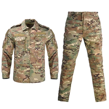Camouflage Tactische Militaire Uniform Kleding Herenkleding Speciale Krachten Pak Airsoft Combat Training Kleren Jas Broek Set