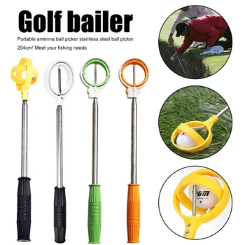 8 Secties golfbal Kiezer Golf Ball Retriever Telescopische Retriever Pick-Up Grabber Claw Sucker Tool voor Water Golf Cadeau