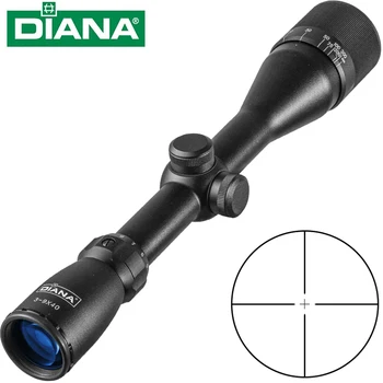 Tactische DIANA 3-9X40 AO Riflescope Een Buis Kruis Dot Dradenkruis Optische Zicht Hunting Rifle Scope