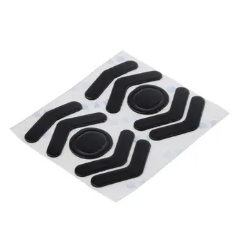 2stel/Pack 0,6 mm Muis Voeten Pads Sticker voor G604 Muis Glijdt Skates Zwart