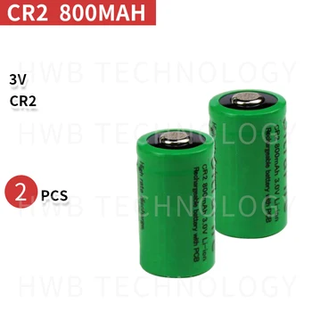 2pcs Nieuwe CR2 3V 15270 CR2 800mah oplaadbare batterij 3V digitale camera, maakte een speciale batterij