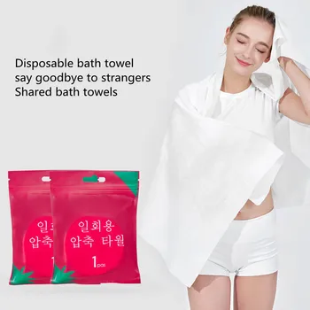 70x140cm Disposable Handdoek Oversized verdikte Gecomprimeerde Handdoek Schoonheid Hotel Disposable Handdoek Portable Travel Towel