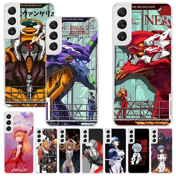 Anime E-Evangelions EVA Print Soft Case voor Samsung Galaxy S22 S23 Ultra S21 S20 FE S10 Plus Telefoon Shell S9 S8 + S10E S7 Patroon