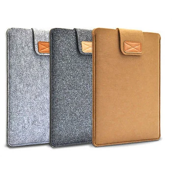 Laptop Bags & Cases Voelde Mouw Slim Tablet Case Cover-Tas voor Macbook Air Pro 11 13 15 Inch Effen Kleur Tablet Opslag Tas