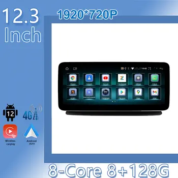 Android-Scherm Voor Auto Moniter 12.3 inch Android 12 Car-Speler Voor Mercedes-Benz 2011 - 2018 CLS W218 LHD / RHD NTG 4.5 Systeem