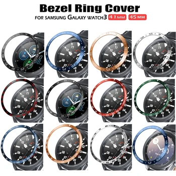 Bezel Ring Styling Frame Case voor Samsung Galaxy Watch 3 41mm 45mm Armband Roestvrij Staal Anti-kras Bescherming van de Ring
