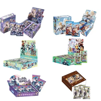 Genshin Impact Collectie Kaarten Commemorative edition Box Originele Anime-speelkaarten-Spellen-Raad Speelgoed Carte Cadeau