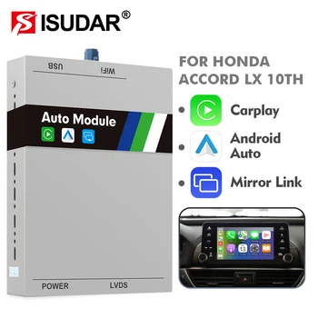ISUDAR Voor Apple Wireless Carplay Voor HONDA/ACCORD 10e Generatie 2018 - Android-Auto Multimedia Afspelen AI Box Video-Camera