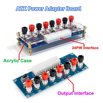 XH-M229 Desktop PC Chassis Power ATX Transfer naar Adapter Board Power Supply Circuit Stopcontact Module 24Pin Uitgang 24-Pins