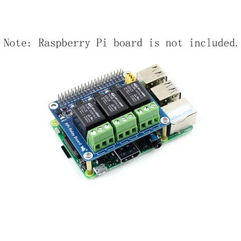 5V 3-Kanaals Relais Module Uitbreiding van Commissarissen Breakout Schild HOED Kit voor RPI Raspberry Pi Zero 2 W WH 2W 3 Model B 3A 3B en 4 4B