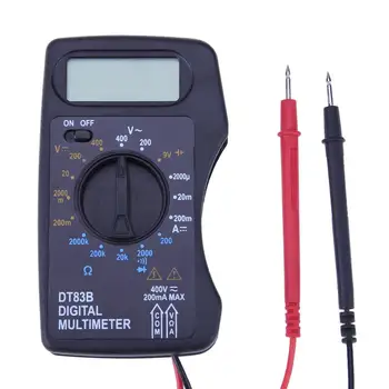 DT83B Pocket Digitale Multimeter Ampèremeter Voltmeter DC/AC Weerstand Ohm Spanning Multi-Meter-Tester Elektrische Instrumenten