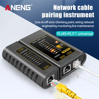 ANENG M469D RJ45-Kabel lan tester Netwerk Kabel Tester voor RJ45 RJ11-RJ12-CAT5 UTP NETWERK Kabel Tester Netwerken Netwerk Repair Tool