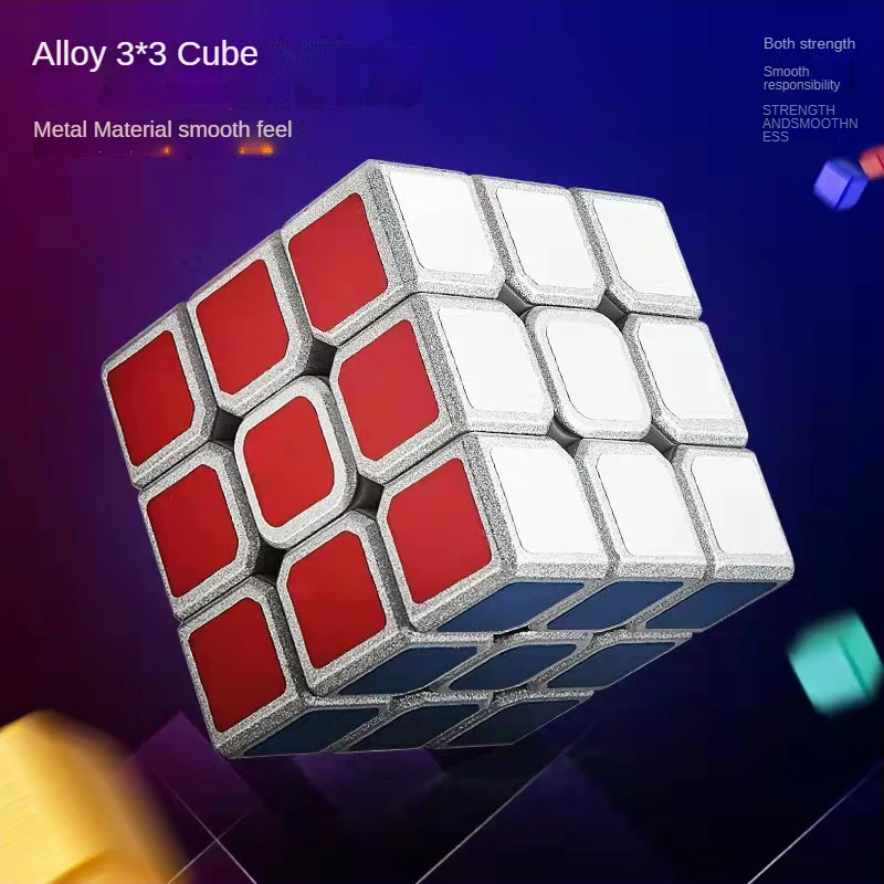 3X3 Legering Decompressie Magic Cube Metalen Onbeperkte Snelheid Spel Rubix Kubus Puzzel Cubo Magico Fidget Speelgoed Antistress Kinderen Speelgoed