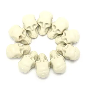 10pcs Simulatie Menselijke Schedel Mini Schedel Plastic Replica Halloween Decoratie Decoratieve Ambacht