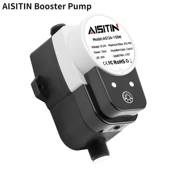 AISITIN Booster Pomp voor Lage Waterdruk Water Pomp 24V 180W Automatische drukregelaar Huishoudelijke Water Boost voor Thuis