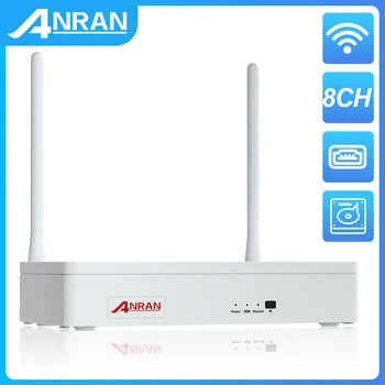 ANRAN 8CH Draadloze NVR Voor ANRAN 3MP of 5MP Wifi Surveillance Security Camera Netwerk Video Recorder