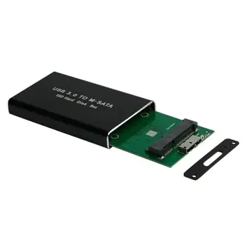 mSATA-Naar-USB 3.0 SSD Behuizing Externe HD Harde Schijf Doos doos Adapter Voor KingSpec Kingdian mSATA SSD 30*50mm