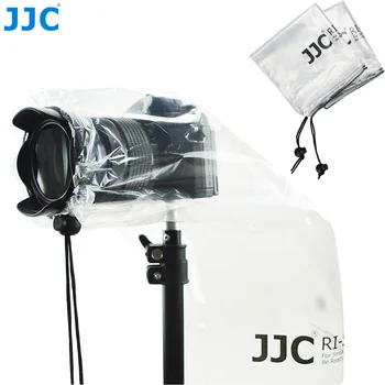 JJC 2 Pack Waterdichte Camera Hoes Regenjas Protector voor Canon Nikon Sony Panasonic DSLR Camera Waterdichte Accessoires